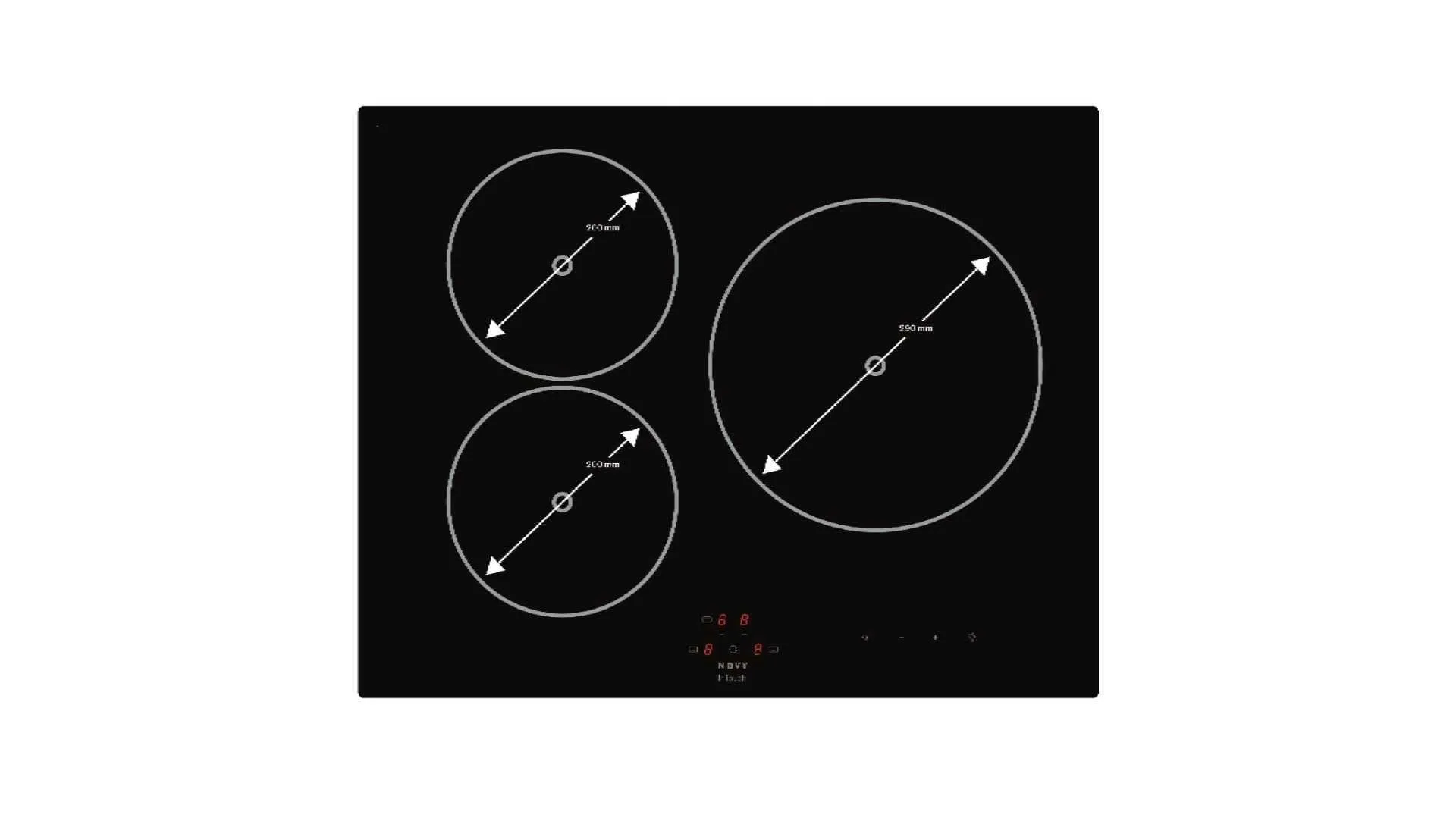 Novy induction cooktop Comfort 1752