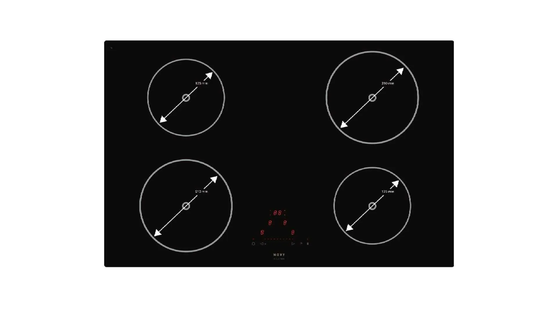 Novy induction cooktop Comfort 1755