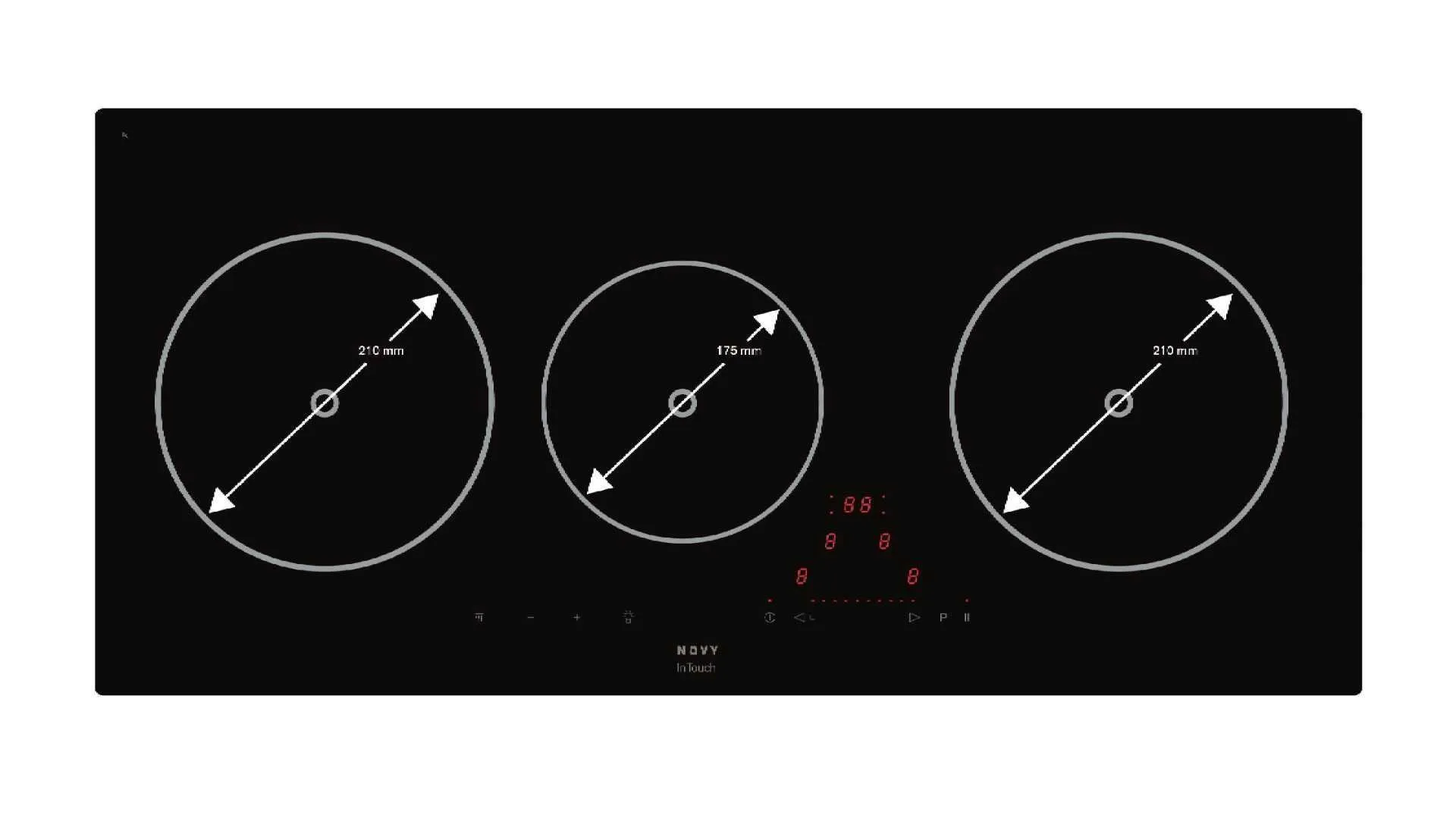 Novy induction cooktop Comfort 1757