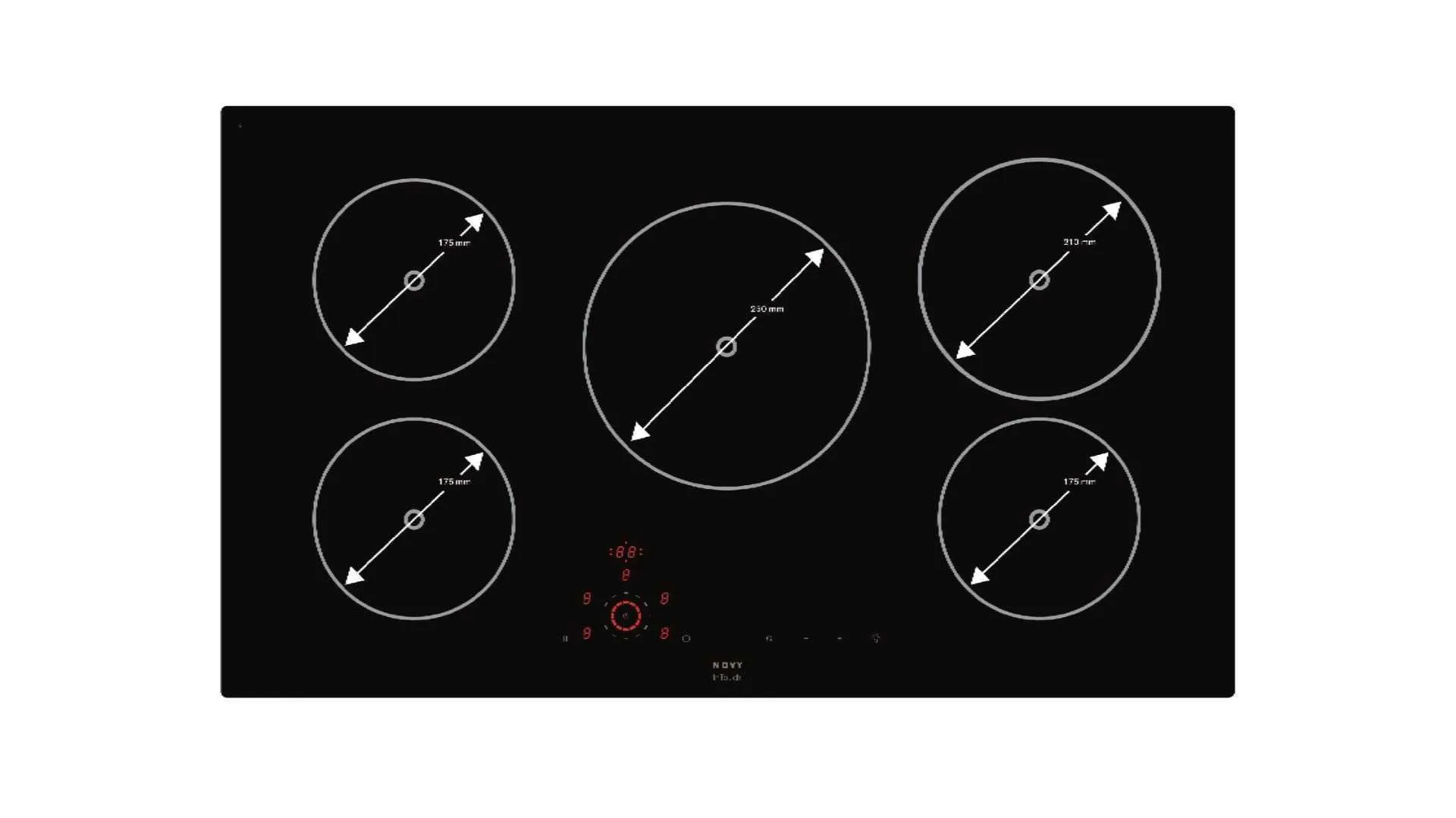 Novy induction cooktop Comfort 1758