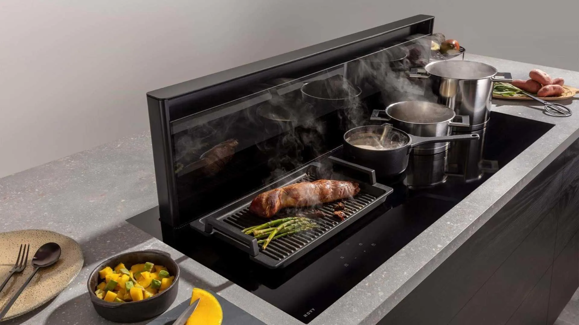 Novy pliidiplaat + õhupuhasti Novy Panorama 120 Pro 42120