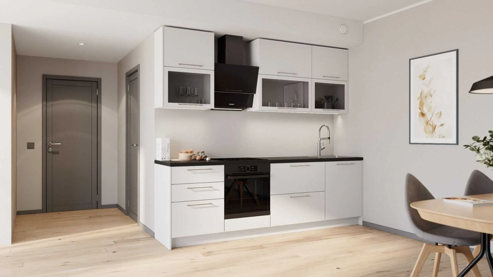 Amira sirge köögikomplekt 264 cm