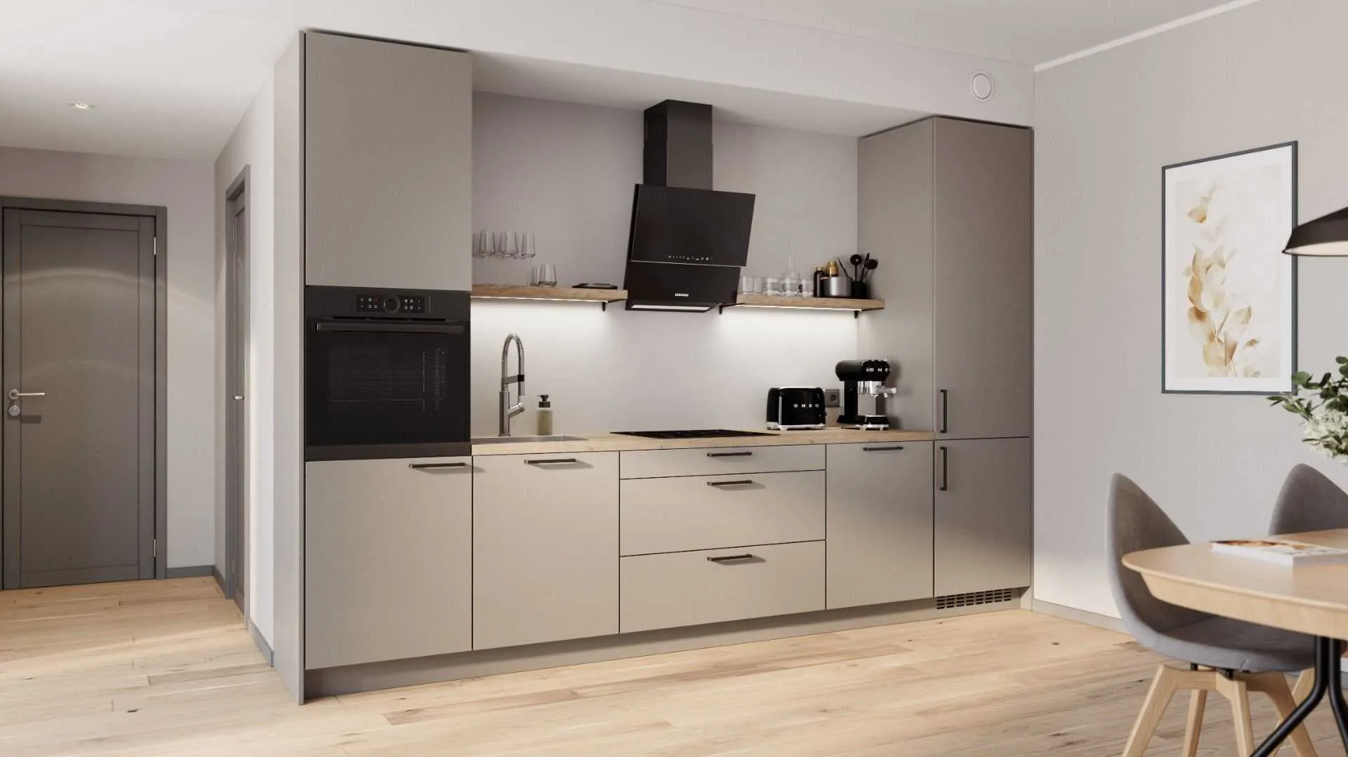 Celine sirge köögikomplekt 344 cm