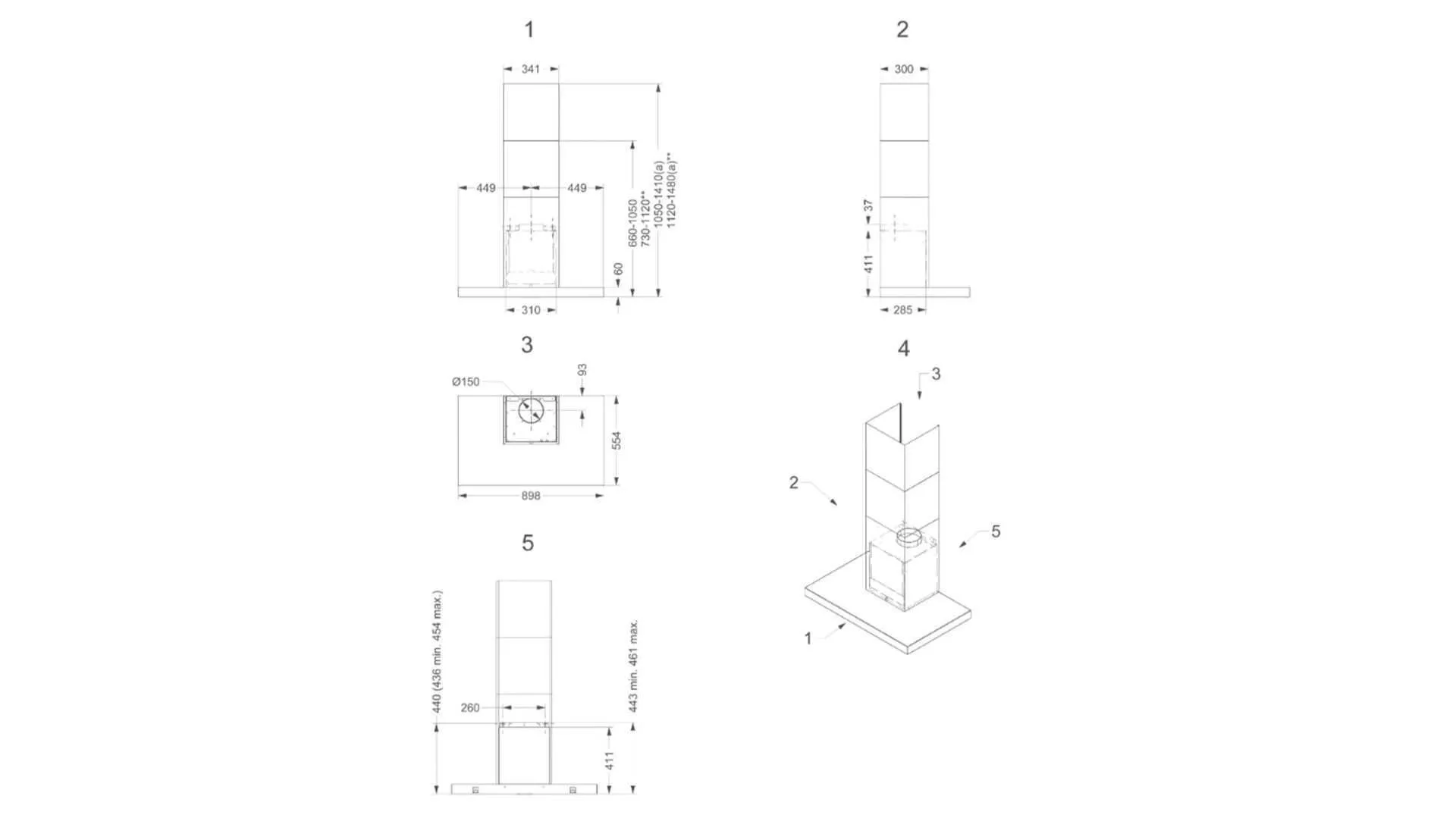 Novy wall-mounted air purifier Flatline 7600