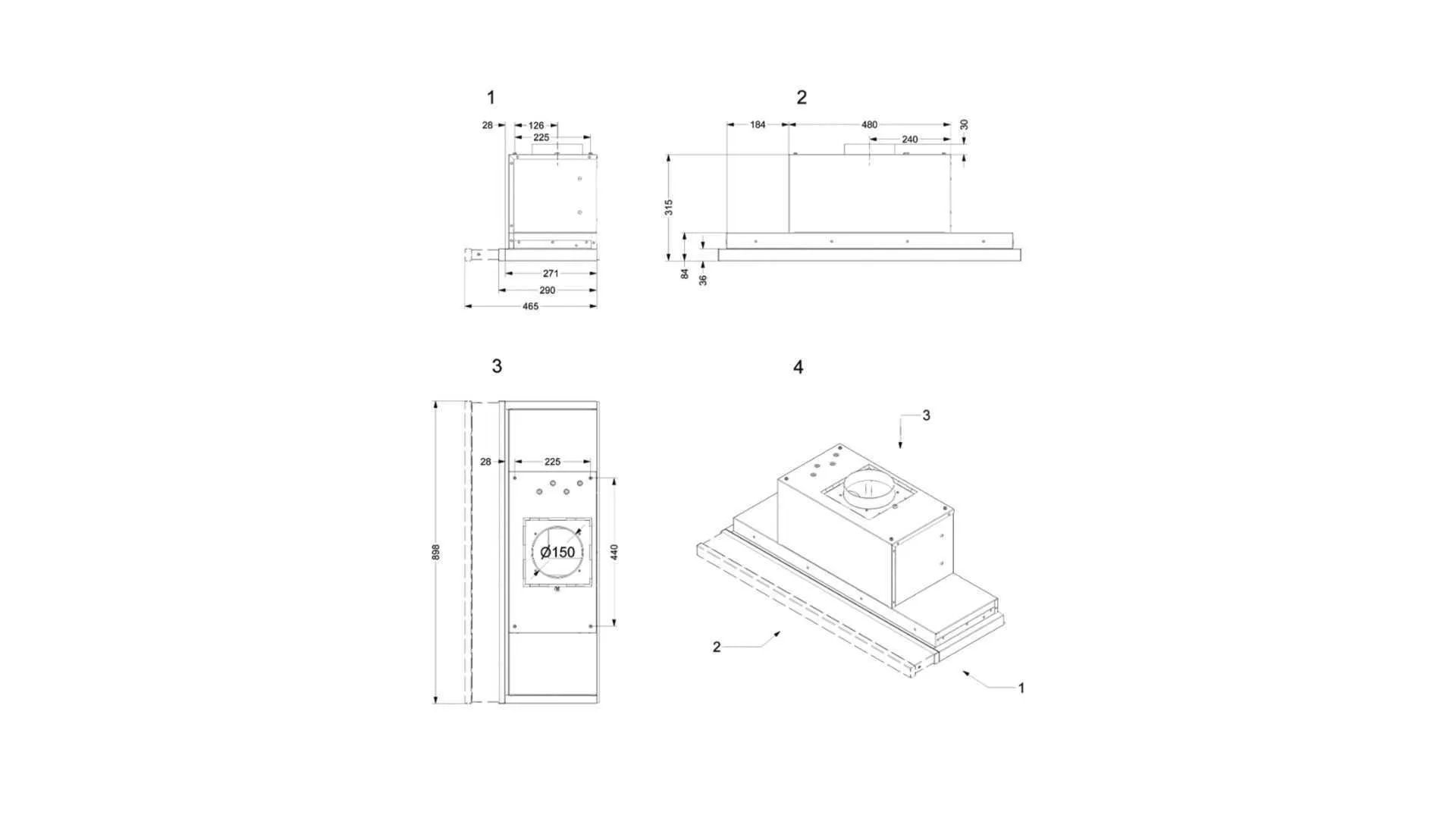 Novy õhupuhastaja Telescopic Essence 655