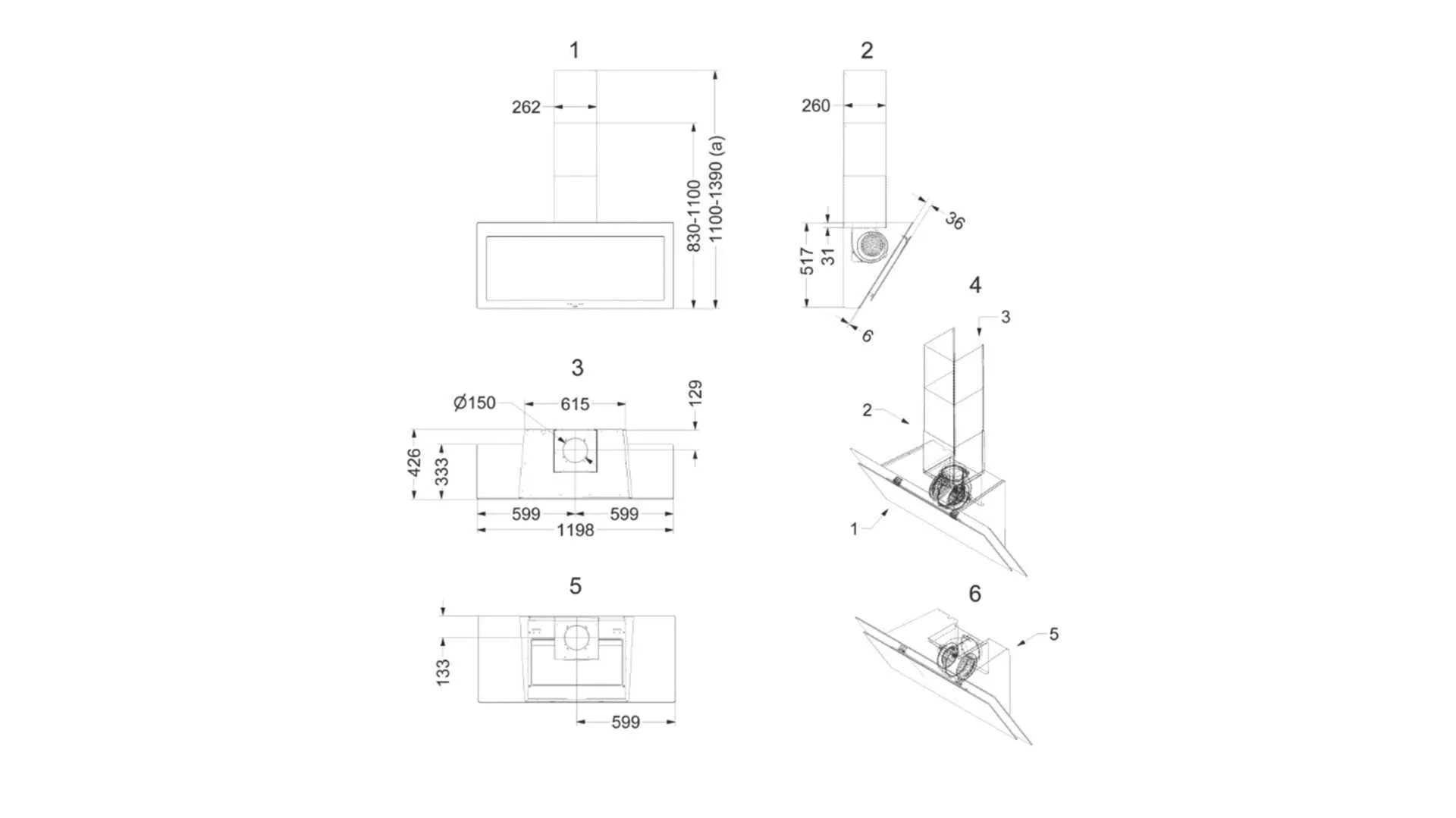 Novy wall-mounted air purifier Vision 7841