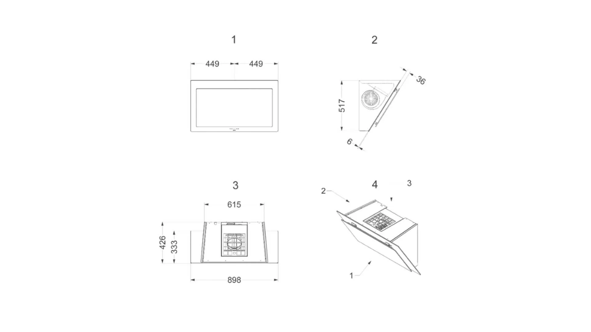 Novy wall-mounted air purifier Vision 7839