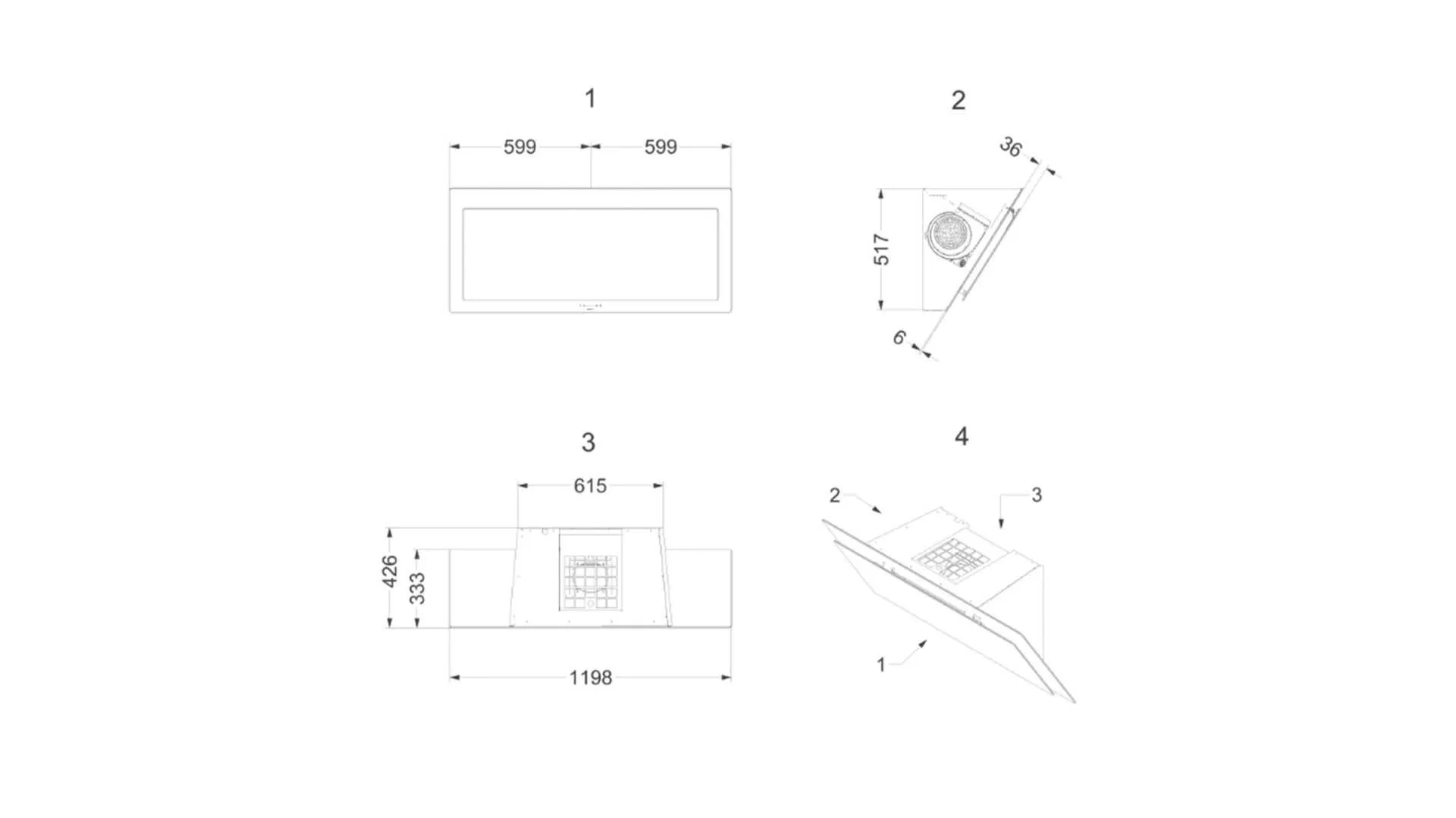 Novy wall-mounted air purifier Vision 7848