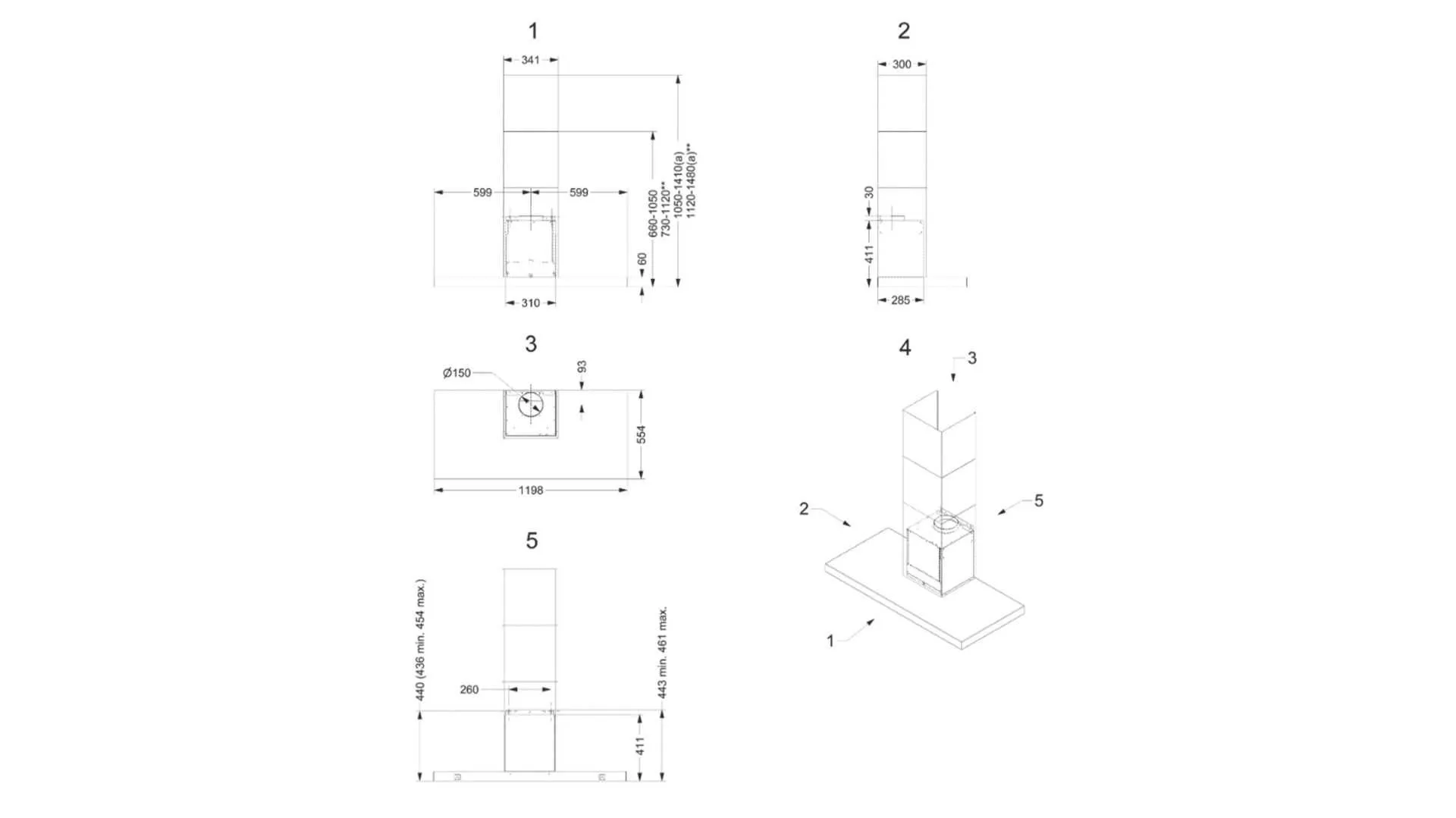 Novy wall-mounted air purifier Flatline 7610