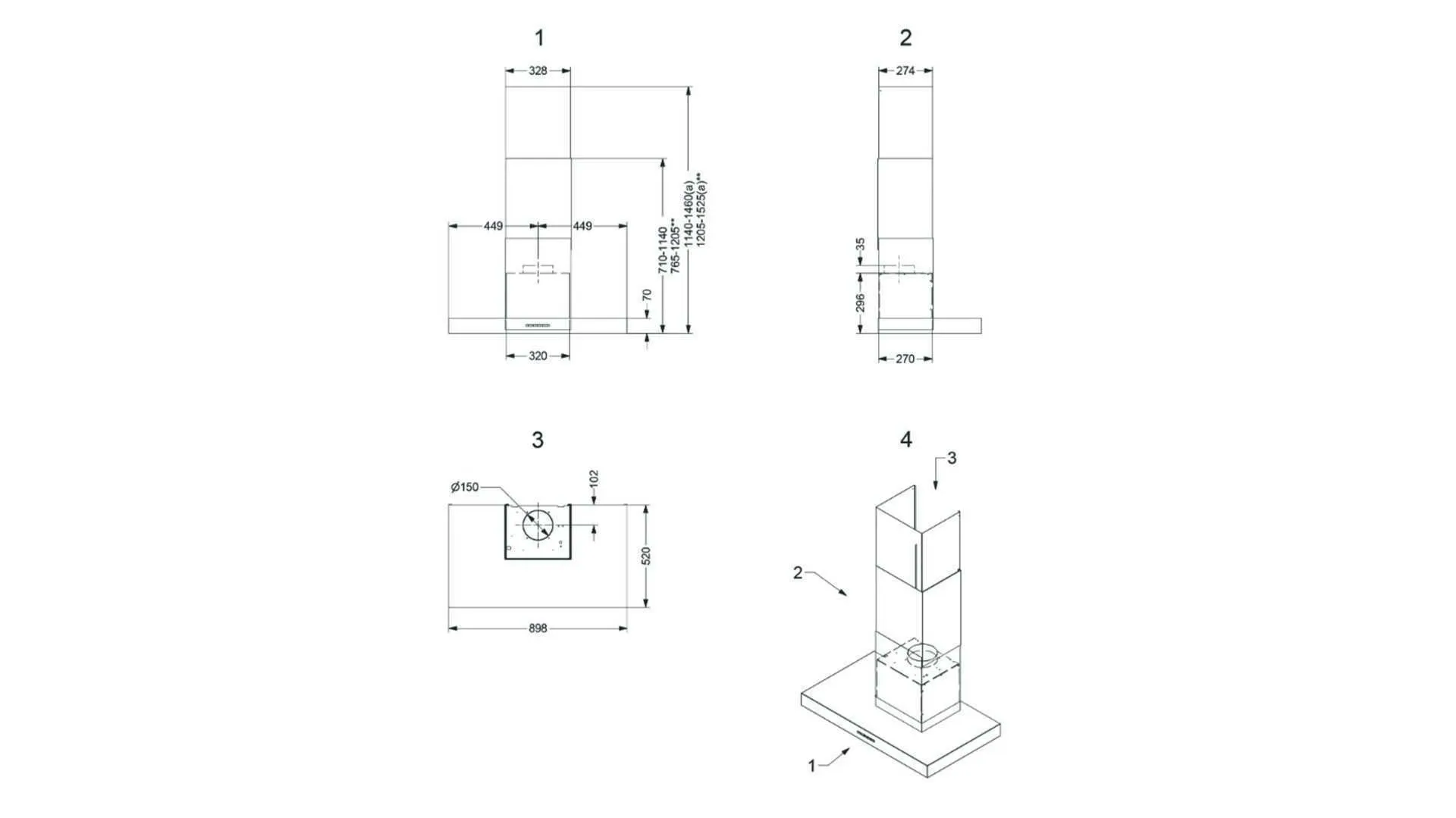 Novy wall-mounted air purifier Salsa 6510