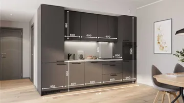 Luma sirge köögikomplekt 324 cm