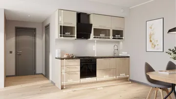 Liora sirge köögikomplekt 264 cm