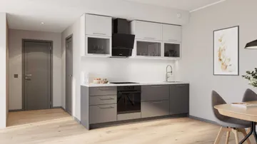 Dalia sirge köögikomplekt 264 cm