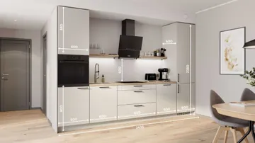 Ylva sirge köögikomplekt 344 cm