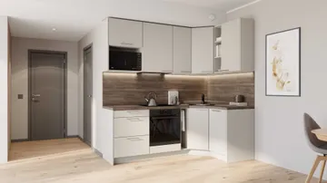 Sofia nurgaga köögikomplekt 132×222 cm