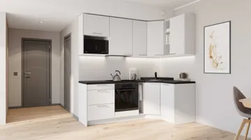 Mirelle nurgaga köögikomplekt 132×222 cm