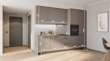 Arya sirge köögikomplekt 304 cm