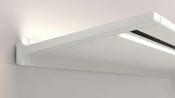 Valgusti seinale Novy Shelf, valge