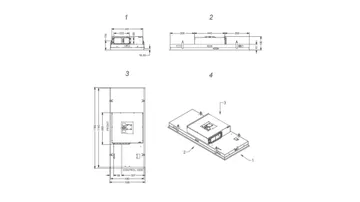 Novy ceiling-mounted air purifier Pureline Compact 6822