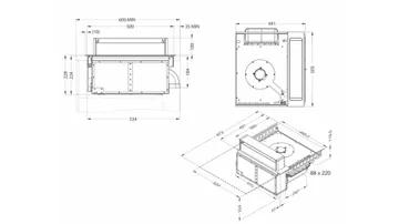 Novy pliidiplaat + õhupuhastaja Up Power Wok 40008